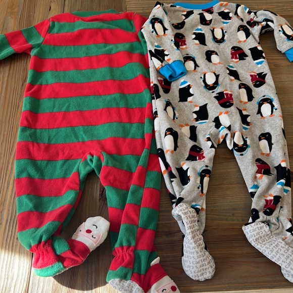 Carters Fleece Holiday Two Sleepers 12 months - Picture 5 of 5